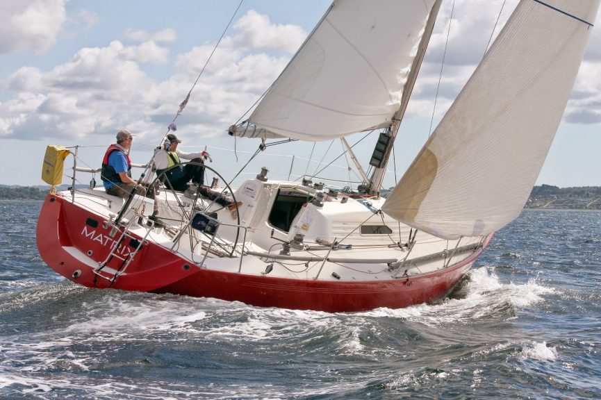 Active participation of the crew, along with the skipper, in steering the Yacht