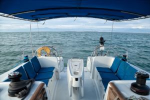 Jedrilica Beneteau Cyclades 43,4 - slika pučine sa palube